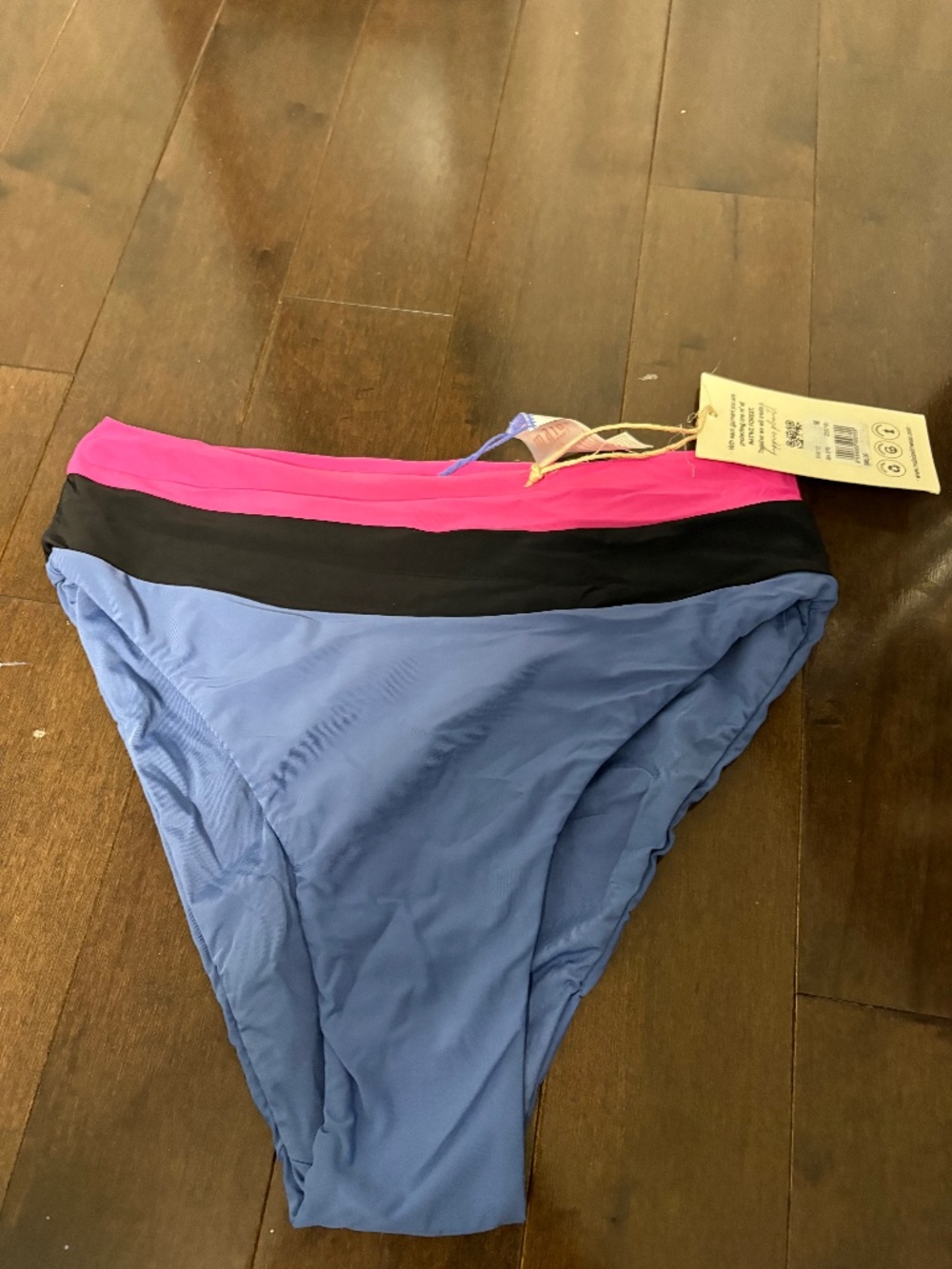 BREEZE BLUE CALLEN HIGH LEG BIKINI BOTTOM